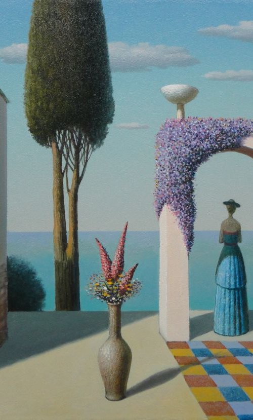 Afternoon Flowers 14"x20" by Evgeni Gordiets