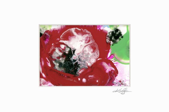 Blooming Magic 212 - Abstract Floral Painting by Kathy Morton Stanion