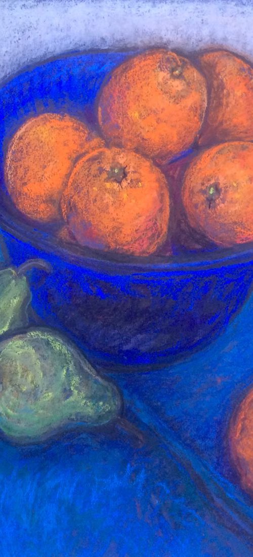 Still life Oranges and Pears by Patricia Clements