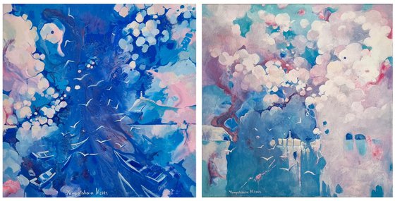 Sea. Energy and Light diptych.
