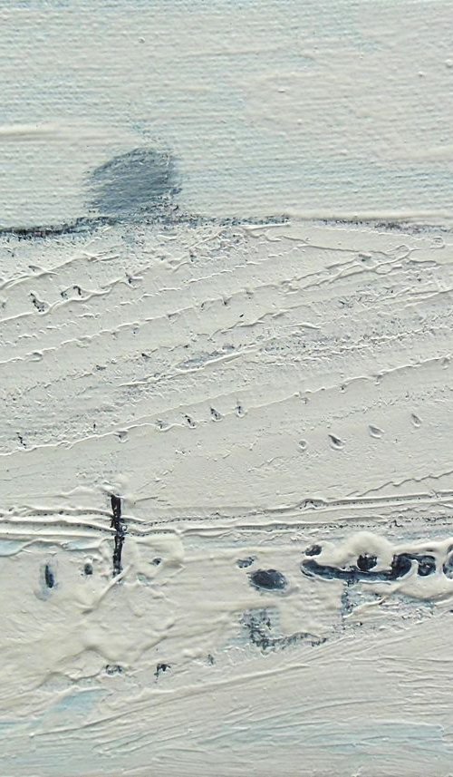 Tree, Stubble and Snow I by Ben McLeod