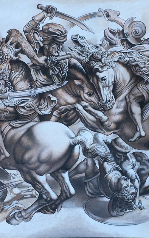 The Battle of Anghiari by Alexander Titorenkov