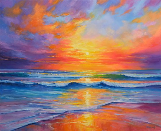 Fantasy Sunset Seascape