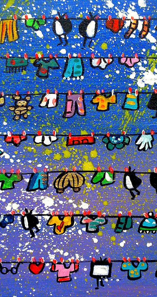 Space Laundry Televisions by Maria Luisa  Azzini