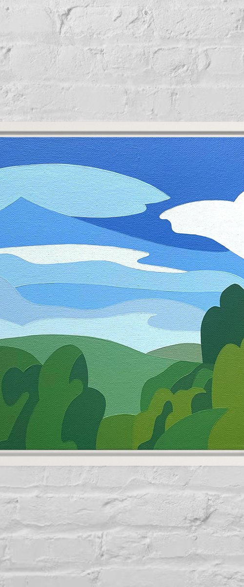 Morning View over the Vale by Zoe Hattersley