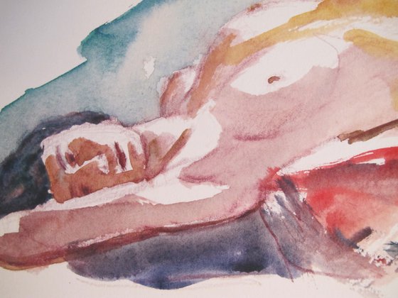 reclining female nude