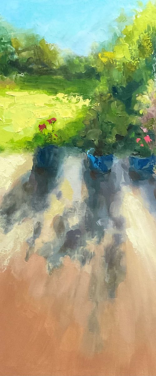 EARLY MORNING IN THE GARDEN by Vera Klimova