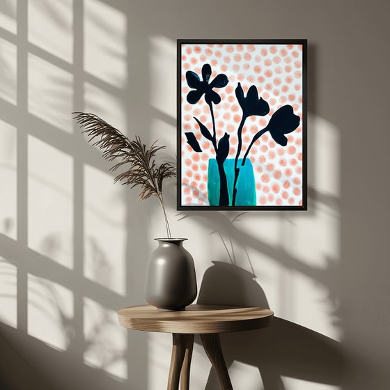 Minimalist Flower Painting