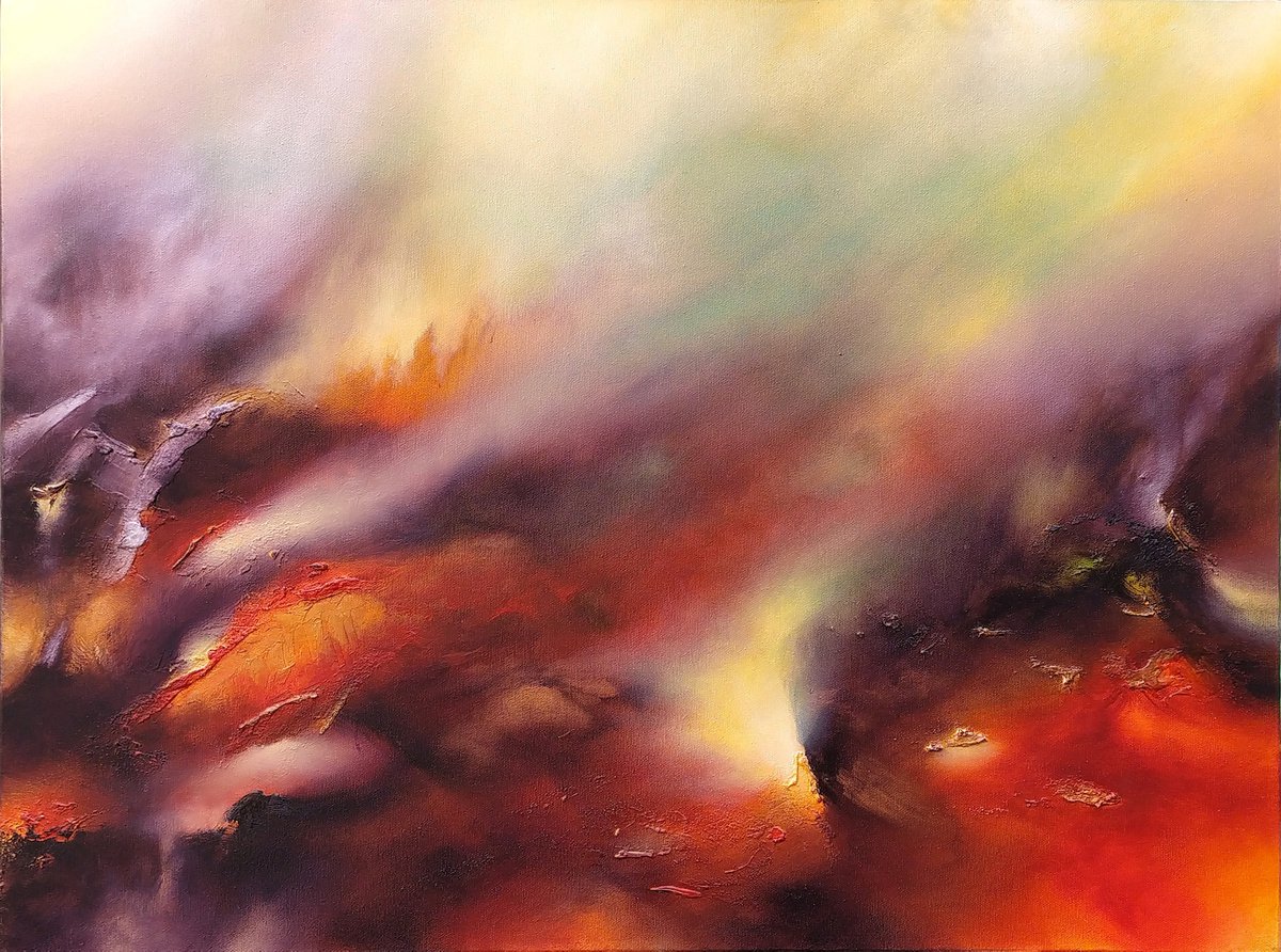 Sakurajima By Eelke Van Hoof, 31 X 24, Artwork For Sale On Artfinder