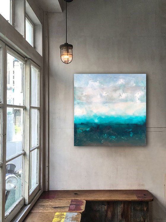 patina coast colors  (90 x 90 cm) Dee Brown Artworks