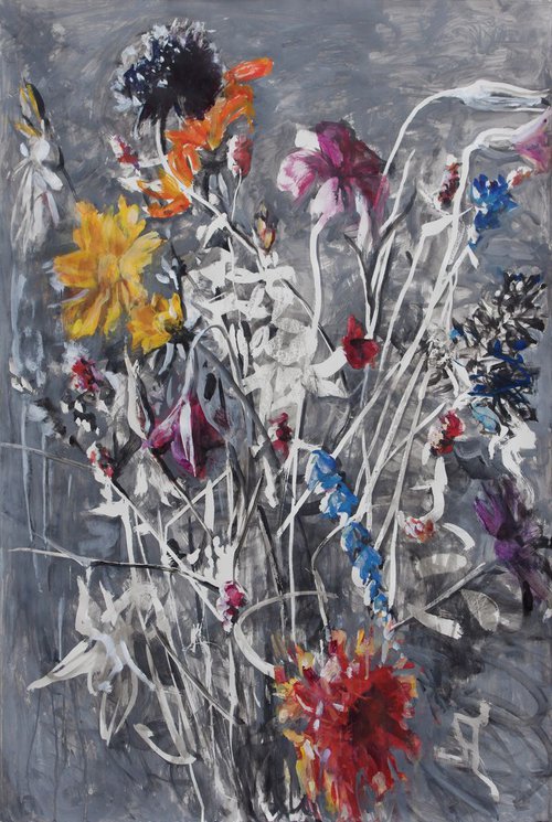 Wild Flowers 6 by Maria Kazanskaya