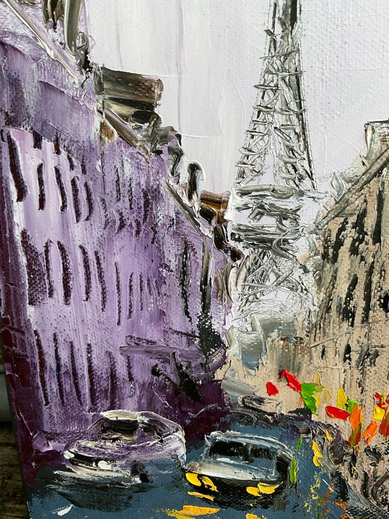 Rainy Parisian street