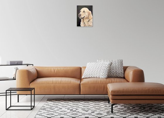 Smiling dog