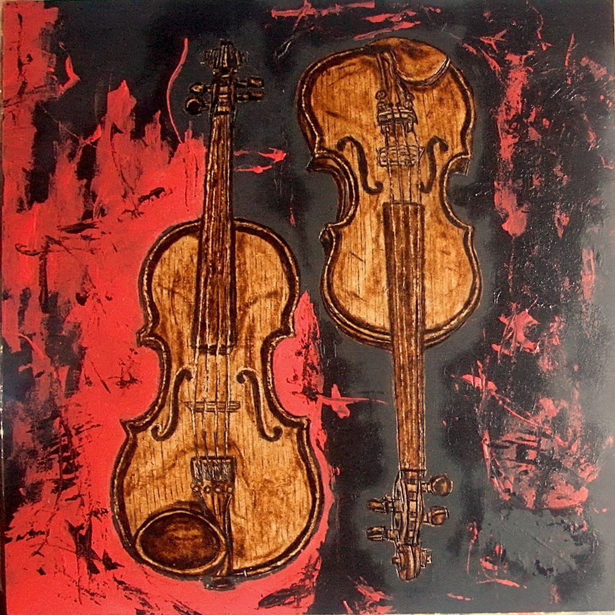 Fiddles by MILIS Pyrography