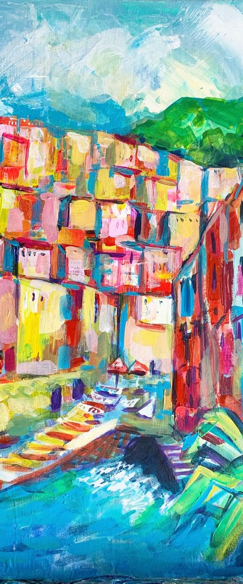 Cinque terre Italy by Olga Pascari