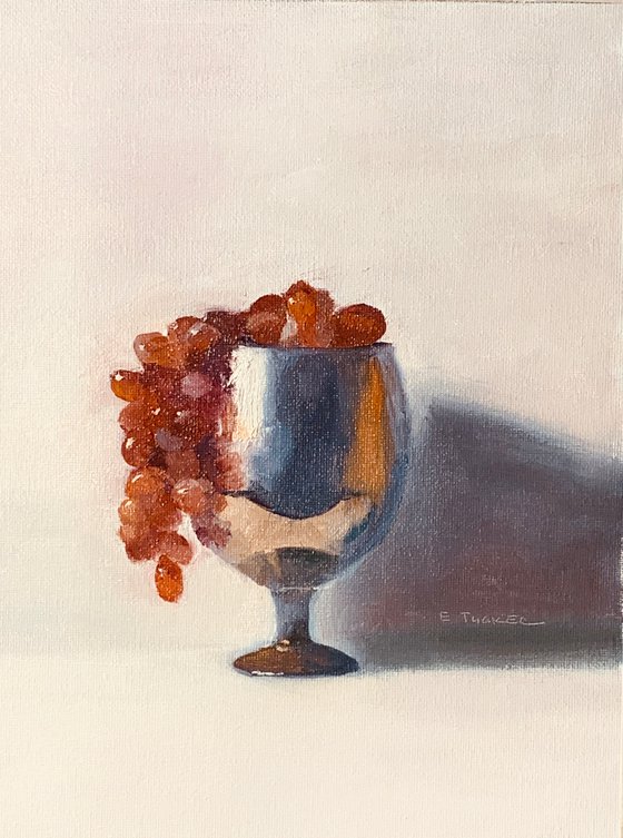 Chalice with Red Grapes