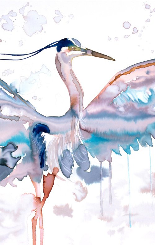 Heron No. 34 by Elizabeth Becker