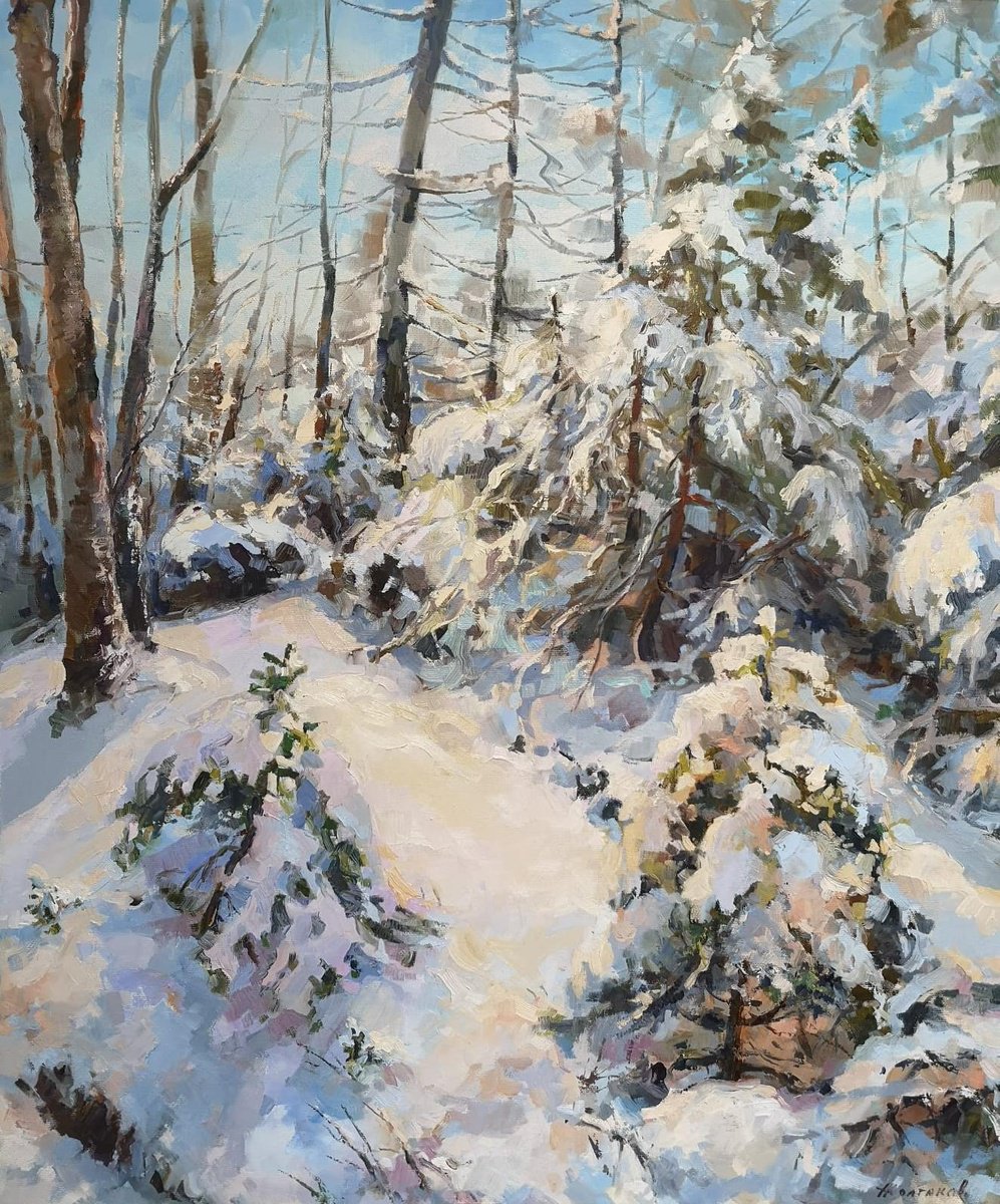 Warm Snow #6 By Alexander Koltakov, 20 X 24, Artwork For Sale On Artfinder