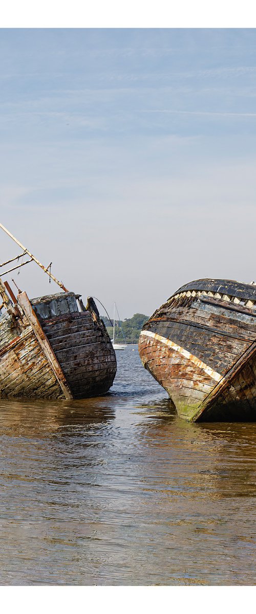 Pin Mill Wreck X2 (Colour) by Michael McHugh