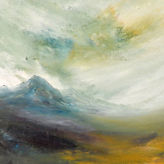Autumn Hills, an atmospheric mountain landscape in autumnal colours