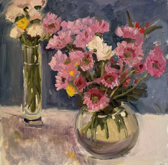 Pink flowers