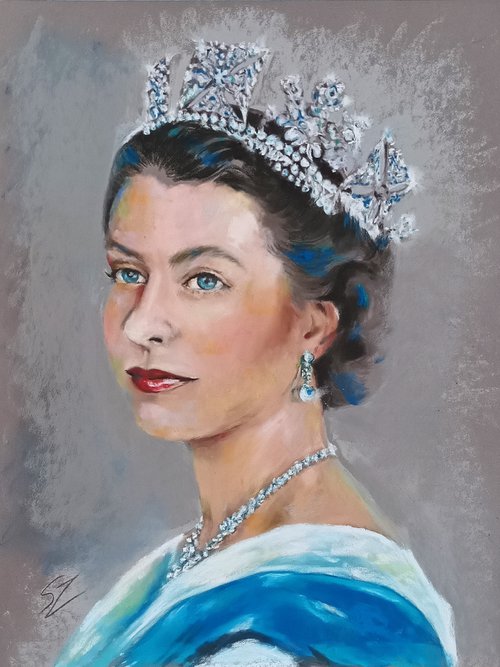Queen, Elizabeth II by Susana Zarate