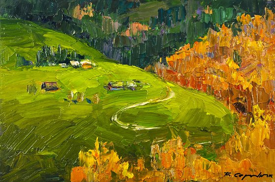 Autumn Mountain View