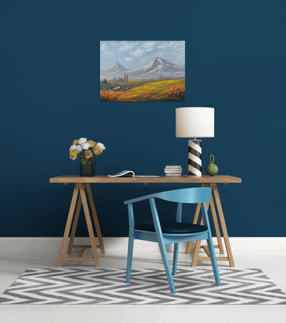 Golden Field Under Ararat