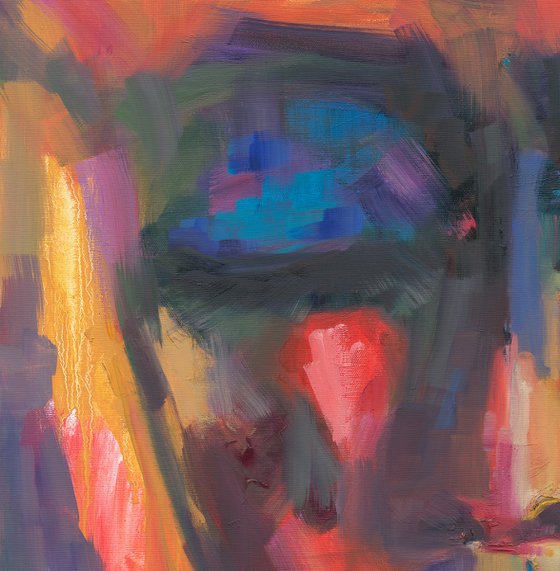 IMPERFECTION / abstract colorful face portrait