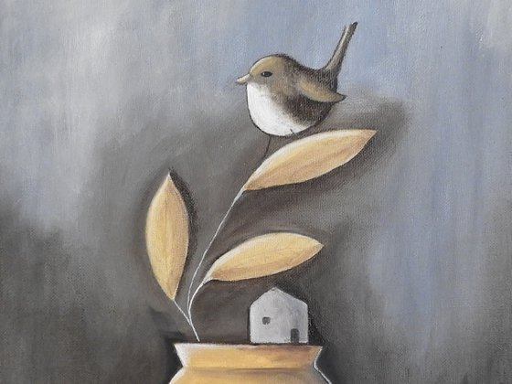 The vase and the bird