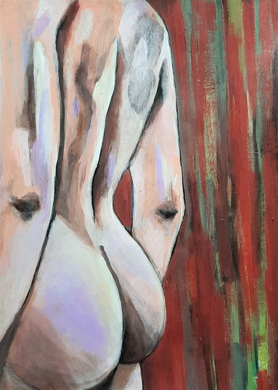 Male Nude / 50 x 35 cm