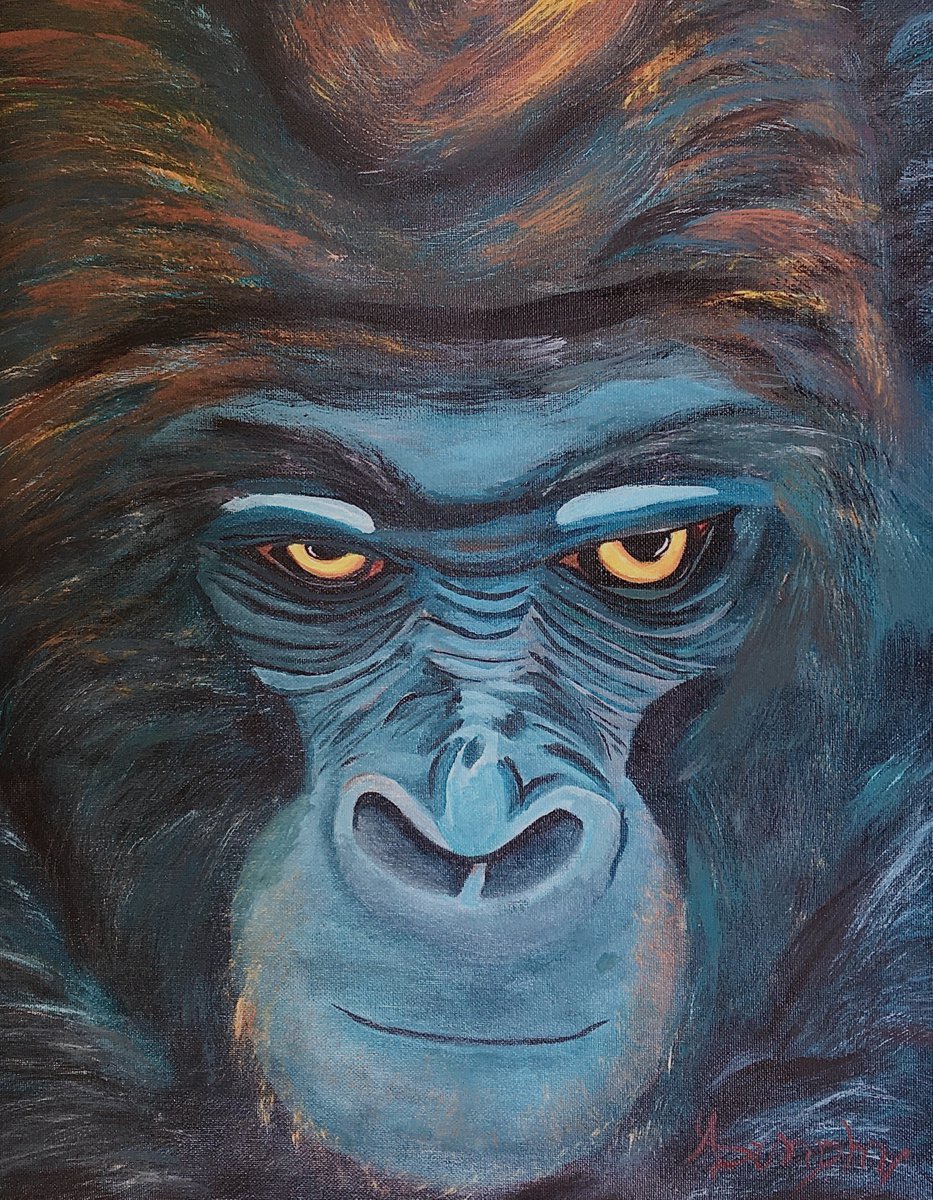 Gorilla by Dunphy Fine Art
