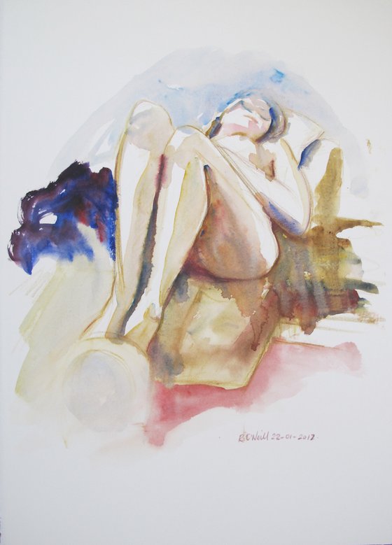 reclining female nude