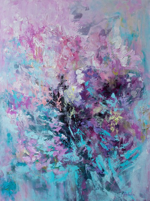 Pink Garden 2 by Katia Solodka