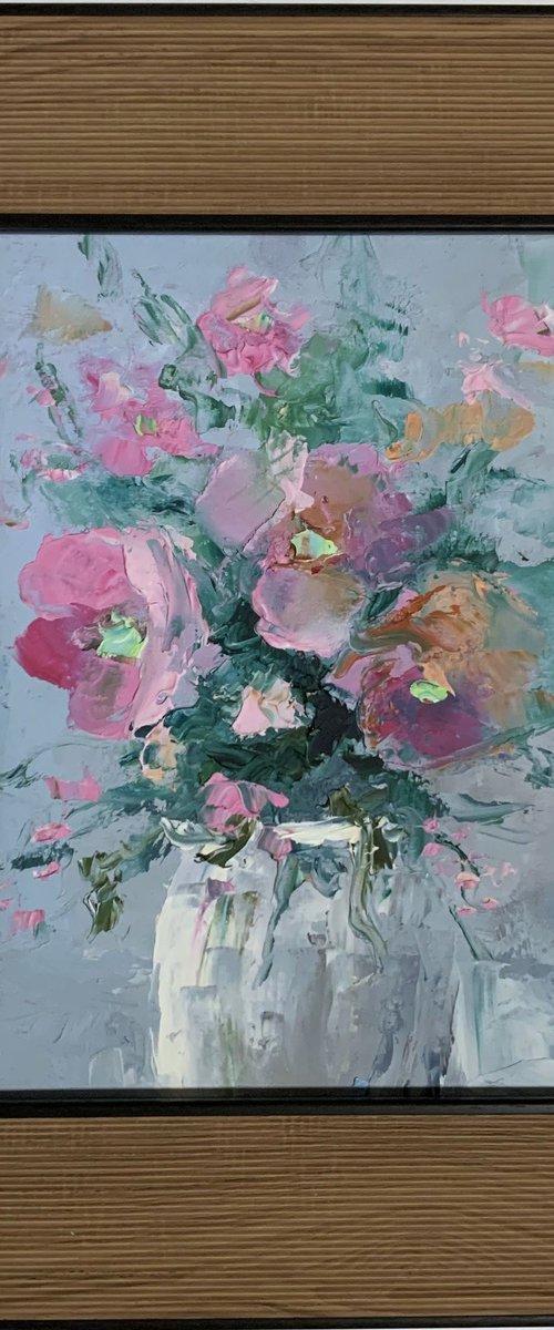 Poppies Pink Flowers. by Vita Schagen