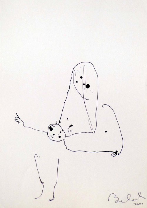 Maternity, 21x29 cm by Frederic Belaubre