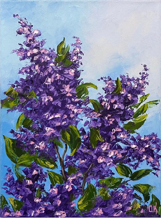 Lilac in the wind