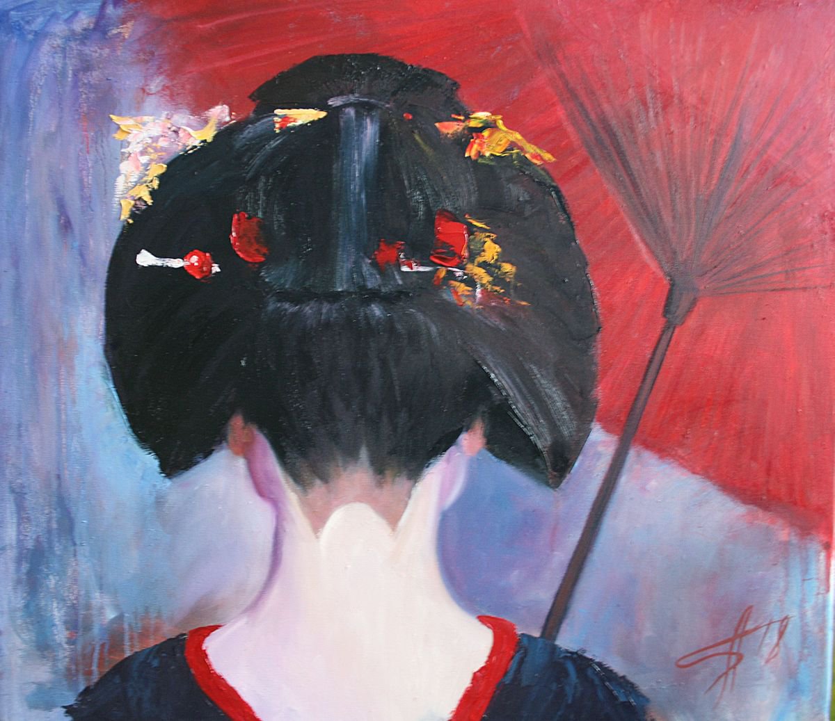Geisha By Salana Art / Svetlana Samovarova, 28 X 24, Artwork For Sale On Artfinder