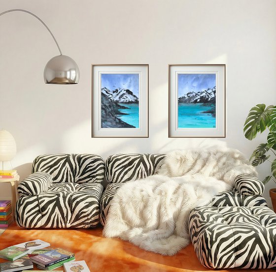 Magical Abstract Lake