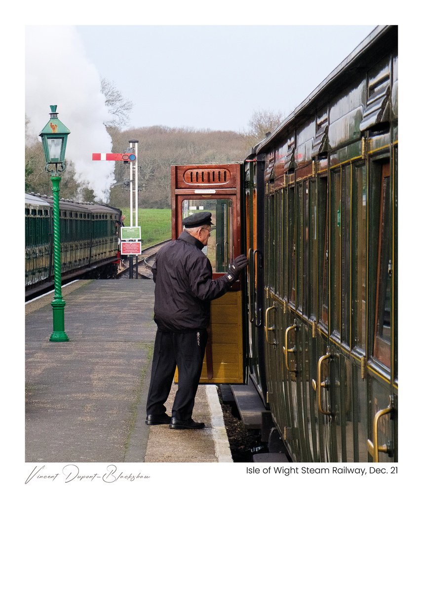 Isle of Wight Steam Railway, Dec. 21 by Vincent Dupont-Blackshaw