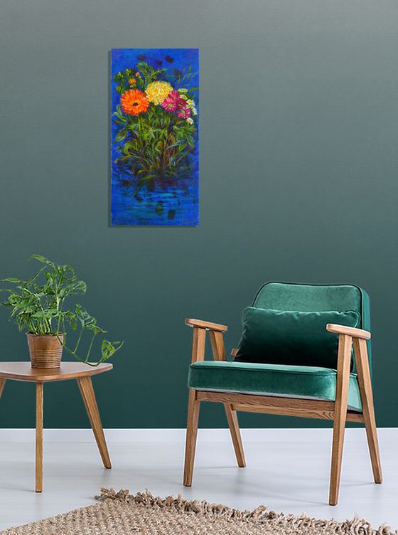 Blue Garden Bouquet