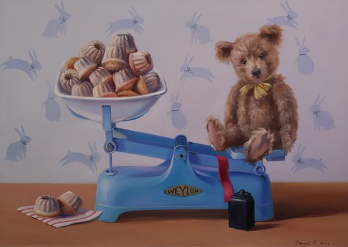 "Still life with a toy" by Lena Vylusk
