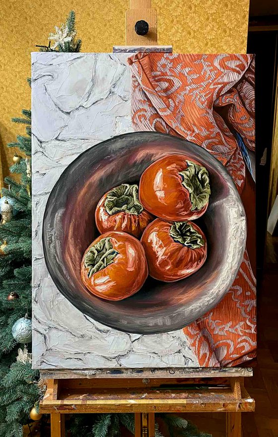 Still life with Persimmon