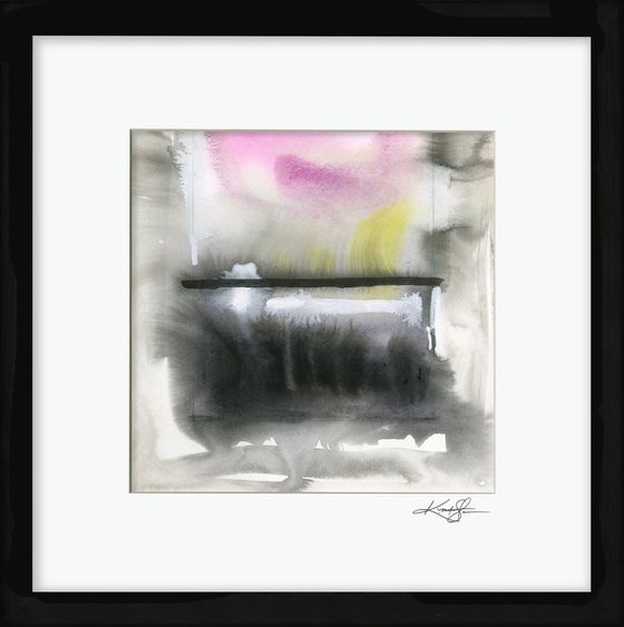 Meditations Collection 10 - 4 Framed Abstract Paintings