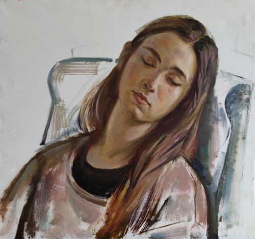 Sleeping sister by Maria Egorova