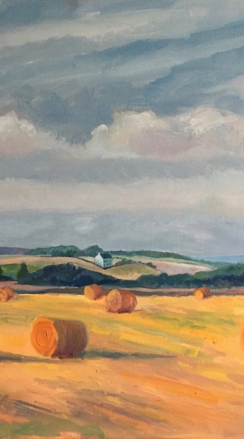 'Late Summer landscape between St Andrews and Cupar, Fife' by Stephen Howard Harrison