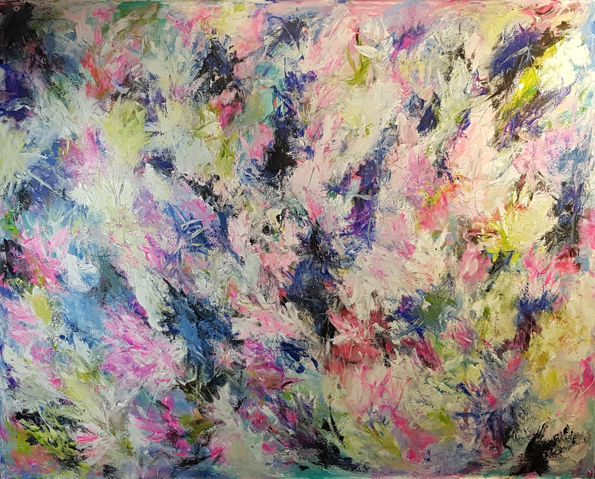 Flowers of monet 4 by Els Driesen