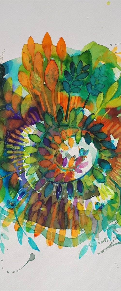 Mandala 6.-The Life by Simon Tünde