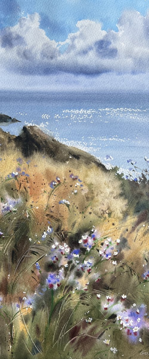 The sea coast by Eugenia Gorbacheva