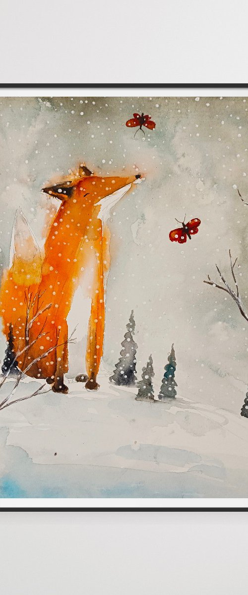 Winter Fox by Evgenia Smirnova